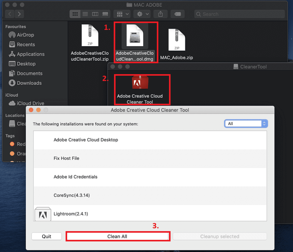 adobe cleaning tool