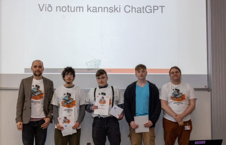 Liðið Við notum kannski ChatGPT